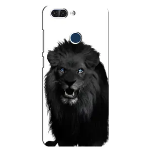 Чохли з картинкою животних ZTE Blade V9 (Чорний ЛЕВ)
