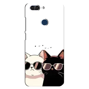 Чохол з малюнком кіт на ZTE Blade V9 (Коти в окулярах)