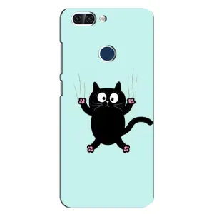 Чохол з принтом для ZTE Blade V9 (AlphaPrint) Модні коти (Падаючий кіт)