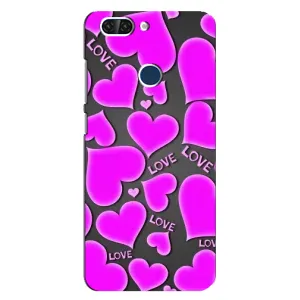 Чехлы для любимой на ЗТЕ Блейд В9 (VPrint) (Pink hearts)