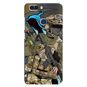 Чехлы с картинкой ЗСУ для ZTE Blade V9 (AlphaPrint) (Воин ВСУ)