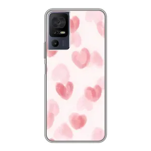 Чехол с розовым рисунком для ZTE Nubia A76
