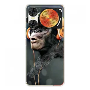 Чехол с Обезьянами ZTE Nubia Music 2 - (AlphaPrint)