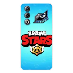 Чехлы Brawl Stars для ZTE Nubia Neo 3 GT (AlphaPrint) (Лого Бравл Старс)