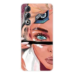 Чохол з друком для ZTE Nubia Neo 3 GT - (Мода) (AlphaPrint) (Макіяж)