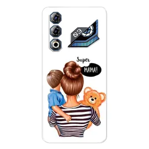 Чохол з друком для ZTE Nubia Neo 3 GT - (Мама з дитинкою) (AlphaPrint) (Мама з синочком)