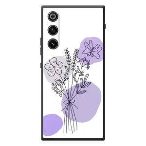 Силиконовый чехол с принтом в цветах на ZTE Nubia RedMagic 10 Air