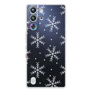 Зимние Чехлы для ZTE Нюбия РедМаджик 10 Про - прозрачный фон