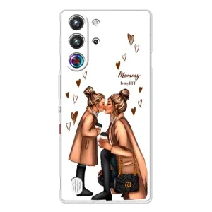 Чехол с печатью для ZTE Nubia RedMagic 10 Pro - (Мама с ребенком) (AlphaPrint)