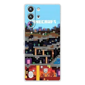 Чехол Майнкрафт на ZTE Nubia RedMagic 10 Pro (AlphaPrint) Minecraft