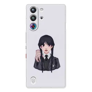 Чехлы Венсдей на ZTE Nubia RedMagic 10 Pro Уэнсдей (AlphaPrint)