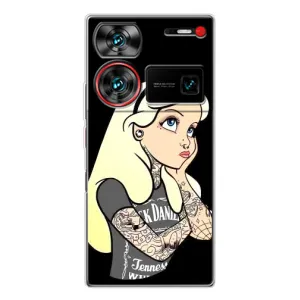 Чохол з друком для ZTE Nubia Z60 Ultra - (Мода) (AlphaPrint) (Дівчина в тату)