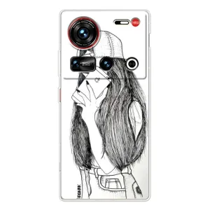 Чехол с печатью для ZTE Nubia Z70 Ultra - (Мода) (AlphaPrint)