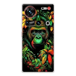 Чехол с Обезьянами ZTE Nubia Z70 Ultra - (AlphaPrint)