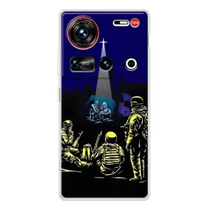 Рождественские, Праздничные Чехлы для 傳說 ZTE Nubia Z70 Ultra