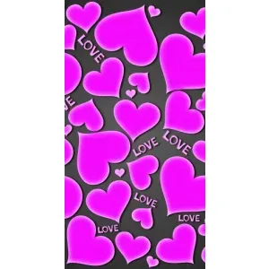Чехлы для любимой на ЗТЕ В2020 Смарт (VPrint) (Pink hearts)