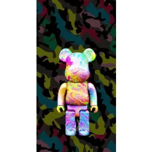 Чохли для ZTE Blade V2020 Smart - Bearbrick Louis Vuitton (PREMIUMPrint) (Яскравий Bearbrick)
