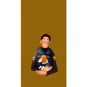 Чохли з картинкою собаки Патрон для ZTE V2020 Smart (AlphaPrint) (ЗСУ Патрон)