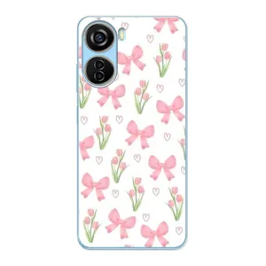 Чохол з бантиками на ZTE V40 Design (Банти і квіти)