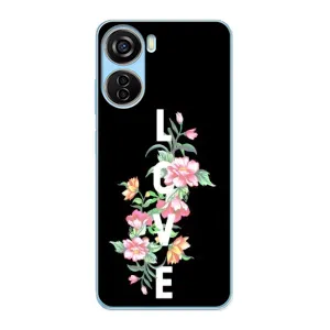 Чехлы для любимой на ZTE V40 Design (VPrint) (Квіти LOVE)