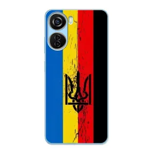 Украинские Чехлы для ZTE V40 Design с картинкой УПА (AlphaPrint) (Флаг УПА)