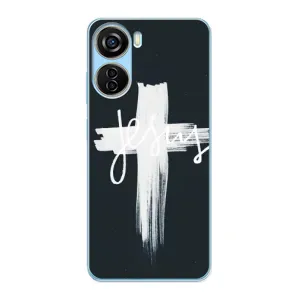 Чехол для ZTE V40 Design (AlphaPrint) - (Христианские) (Иисус)