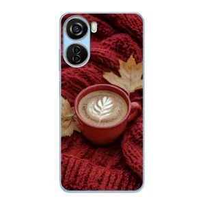 Чохол з принтом «Кава на ковдрі» для ZTE V40 Design