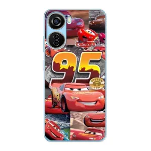 Силиконовый чехол Маквин для ZTE V40 Design (Коллаж Молния Маквин)