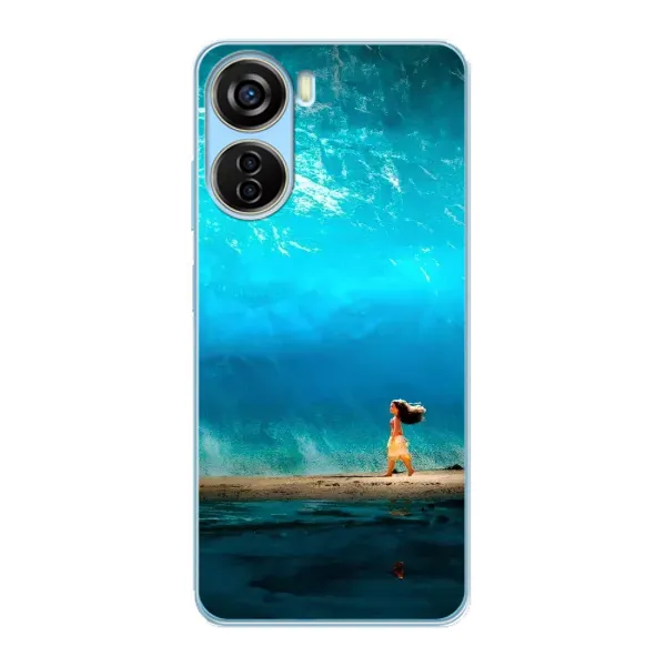 Чехол с принтом «Океан Моана» для ZTE V40 Design