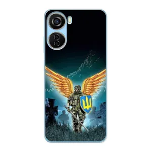 Чехлы с картинкой ЗСУ для ZTE V40 Design (AlphaPrint) (Солдат ЗСУ)