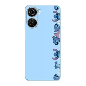 Чехол с принтом Стич на ZTE V40 Design (Стич фон)