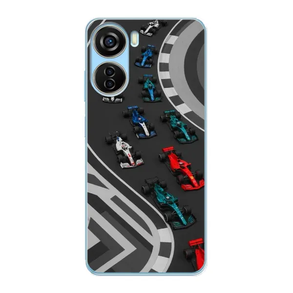 Чехол с принтом «Трасса Ф1» для ZTE V40 Design