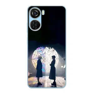 Чехлы Венсдей на ZTE V40 Design Уэнсдей (AlphaPrint) (Уэнздей и Инид)
