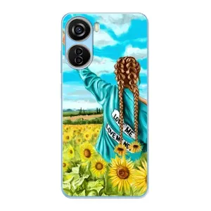 Чехол для Патриота Украины ZTE V40 Design - (AlphaPrint) (Украиночка)