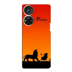 Чохол Король лев на ZTE Blade V40s (Акуна Матата закат)