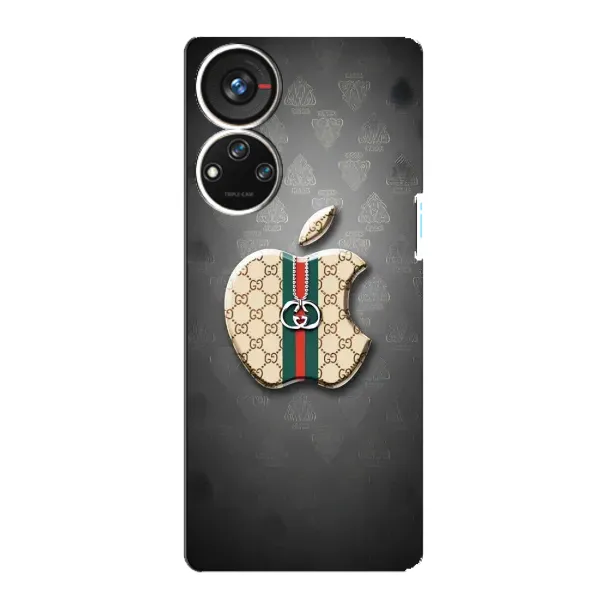 Чохол з принтом «Apple gucci» для ZTE Blade V40s Чохол з принтом «Apple gucci» для ZTE Blade V40s