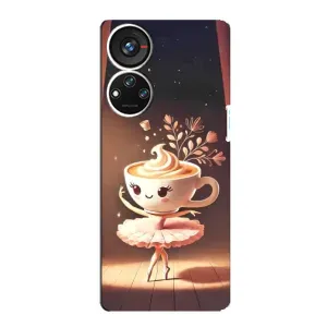Чохол з мемом Тралалело тралала на ZTE Blade V40s (Балерина капучина)
