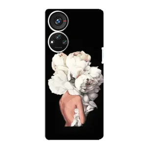 Чехлы (ART) Цветы на ZTE Blade V40s (VPrint)