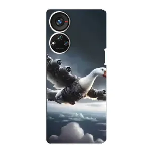 Чохол з мемом Тралалело тралала на ZTE Blade V40s (Бомбардіні гусіні)