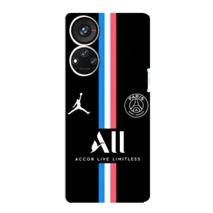 Чохли PSG для ZTE Blade V40s (AlphaPrint) (футболка ПСЖ)