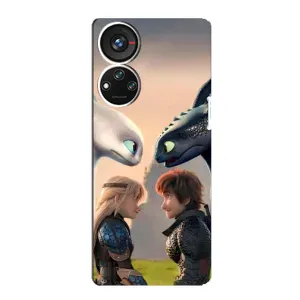 Чохол як приборкати дракона на ZTE Blade V40s (Гикавка і Астрід)
