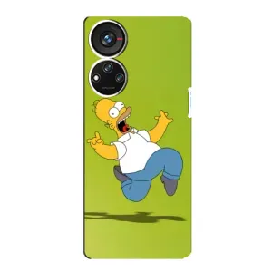 Чjхол з Сімпсонами для ZTE Blade V40s (VPrint) (Гомер Сімпсон)