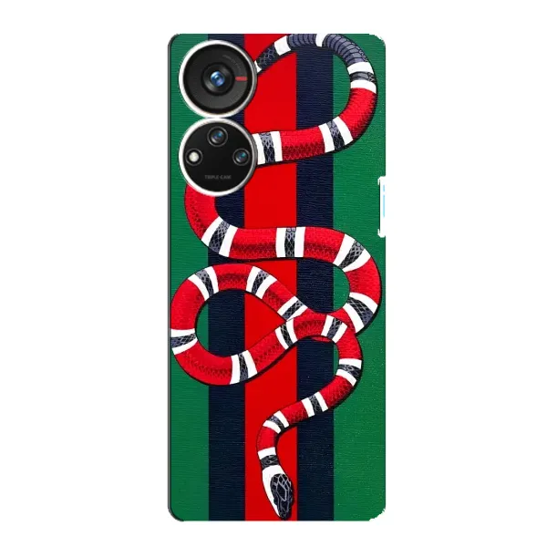 Чохол з принтом «Gucci змія» для ZTE Blade V40s Чохол з принтом «Gucci змія» для ZTE Blade V40s