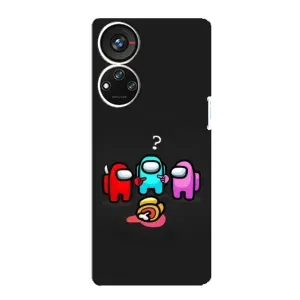 Чехол Амонг Ас для ZTE Blade V40s (AlphaPrint)