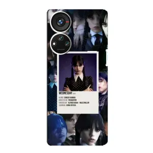 Чохли Венсдей на ZTE Blade V40s Уенсдей (AlphaPrint) (колаж Венздей)