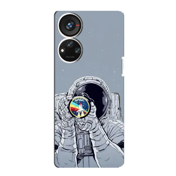 Чохол з принтом «Космонавт фото» для ZTE Blade V40s Чохол з принтом «Космонавт фото» для ZTE Blade V40s