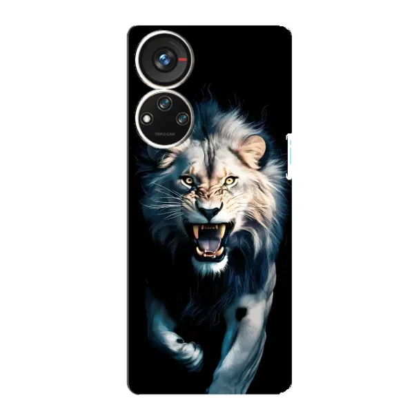Чехол с принтом «Лев в темноте» для ZTE Blade V40s Чехол с принтом «Лев в темноте» для ZTE Blade V40s