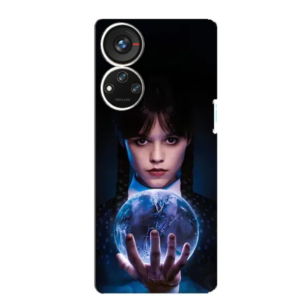 Чехол с принтом «Магическая сфера Уэнздей» для ZTE Blade V40s