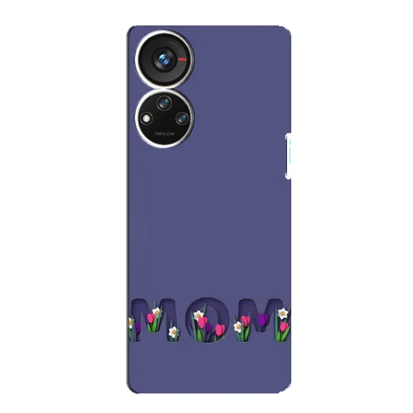 Чохол з принтом «Мама в квітах» для ZTE Blade V40s