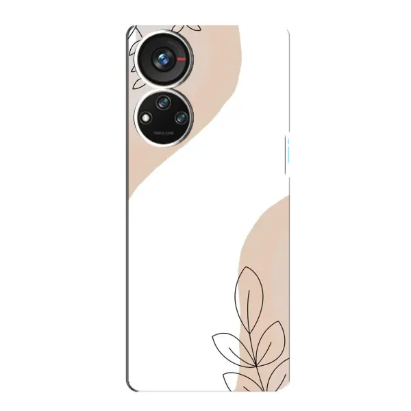 Чехол с принтом «Нюдовая веточка абстракция» для ZTE Blade V40s Чехол с принтом «Нюдовая веточка абстракция» для ZTE Blade V40s
